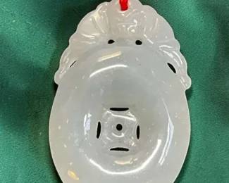 Traditional Chinese Jadeite Pendant