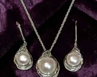 Macy's Bridge Cultured Pearl Jewelry Set