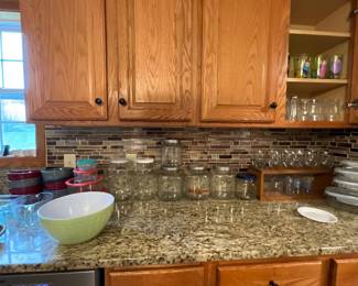 Vintage canister jars 