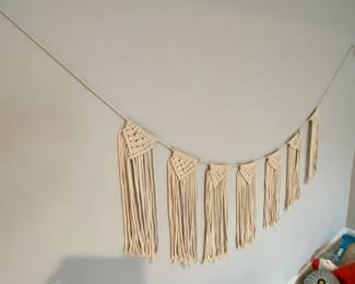 Macrame wall art