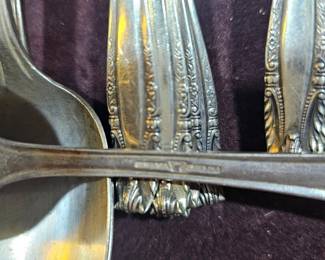 Stradivari Sterling by Wallace Silver Co. 105 pieces (Available During Sale Hours)