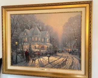 Thomas Kinkade on Canvas