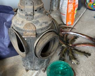Antique railroad light~