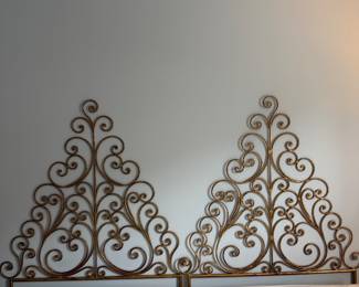 HOLLYWOOD REGENCY TWIN HEADBOARDS