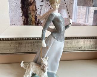 Lladro “lady with Shawl”, $160
