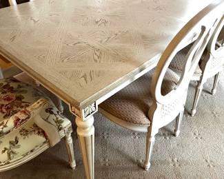 Dining Table + 6 chairs, 2 leafs, & table pads, was $795, NOW $525