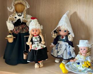 Dutch dolls, $8 each