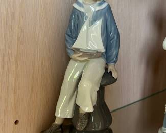 Lladro  Boy With Yacht,  $35