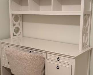 Desk  Shelves