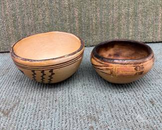 PAIR HOPI BOWLS