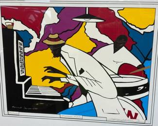 NEW ORLEANS JAZZ FRAMED ART