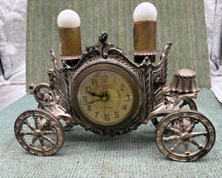 1940s LINCOLN ELECTRIC CLOCK and NIGHT LIGHT