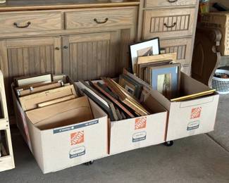 NOT PRICED. FAIR OFFER ACCEPTED DOZENS ORIGINAL OILS & PRINTS