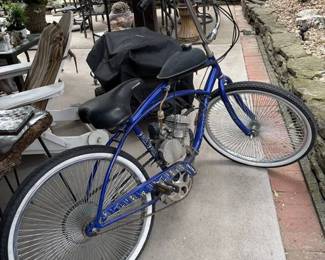 VINTAGE MOTORIZED SCHWINN 140 SPOKE CUSTOM WHEELS RUNS GREAT