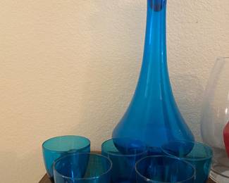Blue glass 