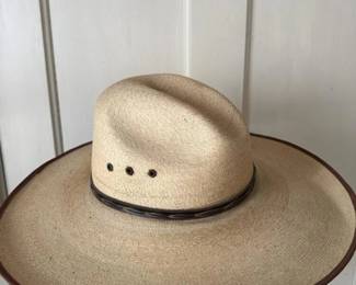 340 vintagestrawcowboyhatwidebrim