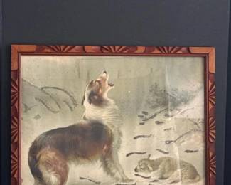 010 vintageframedtitledshepherdscallby