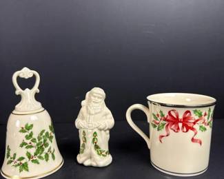 132 lenoxholidayaccentcollectionbellmug