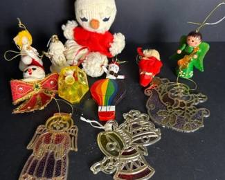 039 vintagechristmasornamentlot
