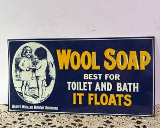 308 16x8woolsoapporcelainmetalsignby