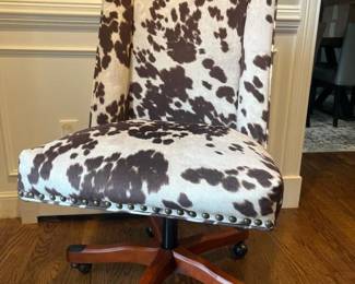 113 cowhidepatternadjustableswiveldeskc