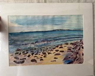065 largemattedlandscapeartworkcoastals