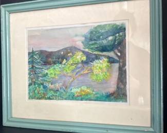 030 originalgirouxwatercolorlandscapepai