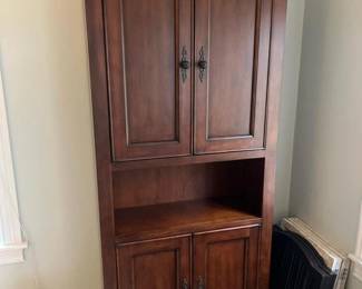 110 woodarmoirecabinetwithdoubledoorsa