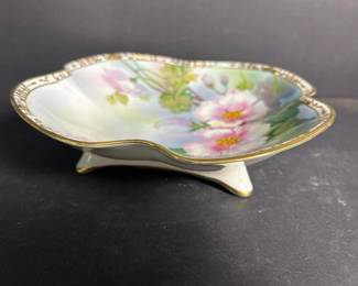 288 handpaintednipponporcelainfootedbow