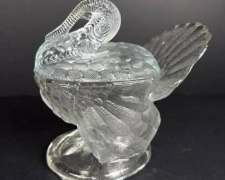 208 clearpressedglassturkeycovereddish
