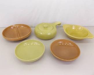 6 Piece Russel Wright Iroquois Serving Plates and Pots