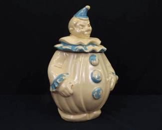 Vintage Pan American Clown Cookie Jar
