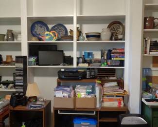 Computer Games, Pottery, Paper Shredder,  Computer Desk & Printer Stand