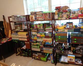 Vintage Board Games, Cardgames, CD's, DVD's & Cameras
