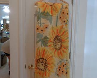 Handcrafted Sunflower Throw