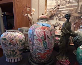 Chinese Porcelain Ginger Jars