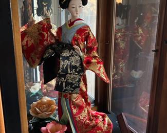 Japanese Porcelain Geisha Doll