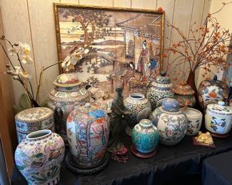 Chinese Porcelain Ginger Jars