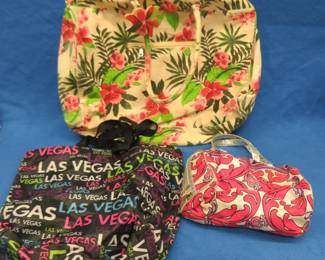 Lot 110. Beach bag, shopping bag, and a purse