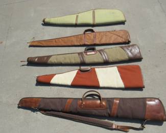 Lot 139. Five gun cases