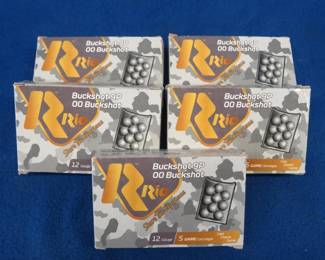 Lot 202. 25 Rio 12-gauge Buckshot rounds