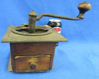 Lot 225. Wooden coffee grinder