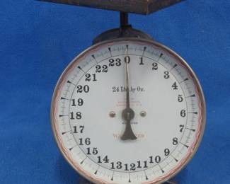 Lot 243. Hanson Bros,Chicgo Ill 24 LB dial spring scale