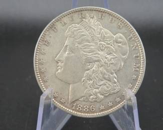 Lot 56. 1886 P Morgan silver dollar