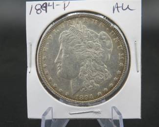 Lot 252. 1894 P Morgan silver dollar