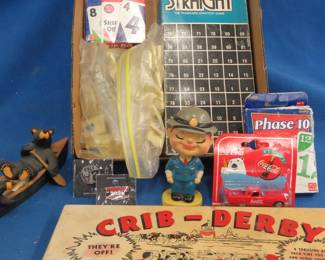 Lot 278. Box of games and trinkets