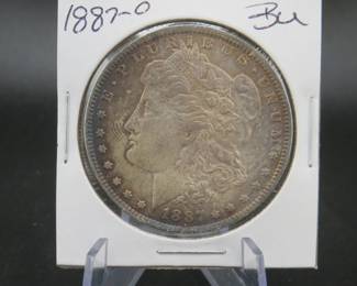 Lot 258. 1887 O Morgan silver dollar