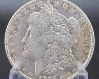 Lot 103. 1885 P Morgan silver dollar