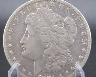 Lot 109. 1881 S Morgan silver dollar