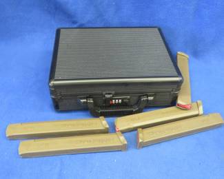 Lot 270. Five 34-round Amend 2 Glock 9mm magazines and a hard-sided pistol case